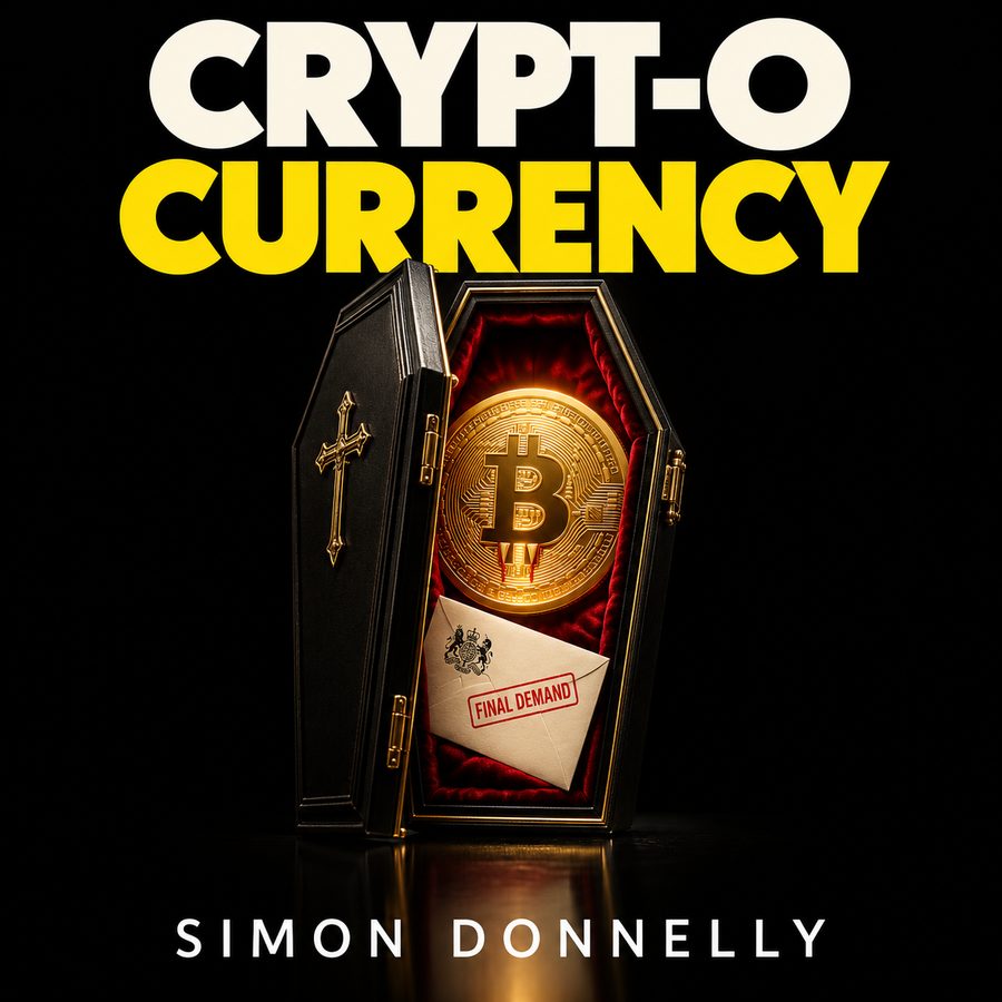 Crypt-O Currency by Simon Donnelly, book cover